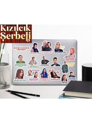 TeknoKapsül Kızılcık Şerbeti Defter Suluk Laptop Notebook Tablet Telefon Kılıf Seti