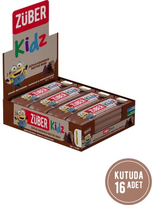 Züber Kidz Meyve Bar Sütlü Kakaolu 25g x 16 Adet
