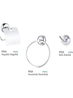 TeknoKapsül 3'lü Banyo Aksesuar Seti