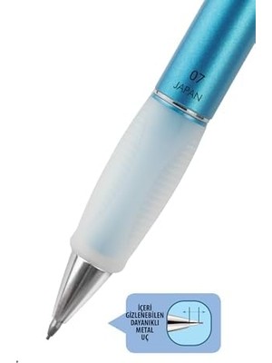 TeknoKapsül Deep Mekanik Kursun Kalem 07MM Metalik Mavi