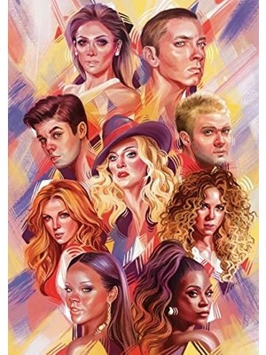 TeknoKapsül Dünya Müzik Starları 2000 Parça Puzzle