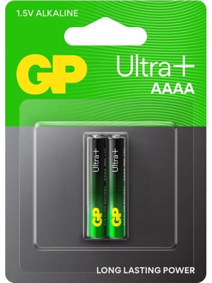GP AAAA 25A Alkalin İncenin İncesi Pil 2'li Paket GP25A-U2