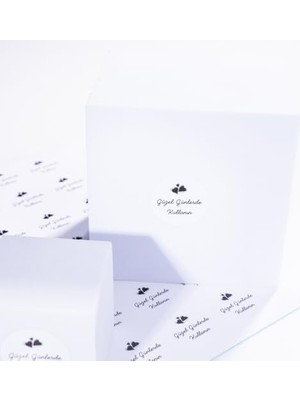 TeknoKapsül Güzel Günlerde Kullanın, Yazılı Sticker Seti, Kalpli, 525 Adet