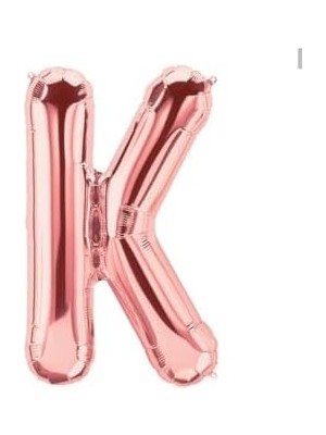 TeknoKapsül K Harf Folyo Balon Rose 76 cm