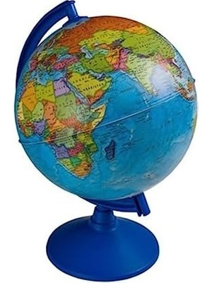 TeknoKapsül Diğer Masa Tipi Kalemtraş Siyasi Küre 10 cm Dönen Yerküre