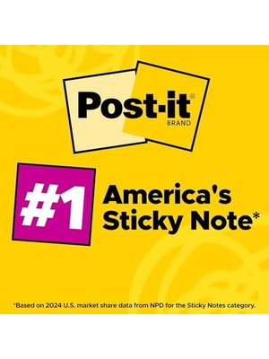 TeknoKapsül Süper Yapışkan Notlar, 24 Not Defteri, 3x3 Inç, 2 x Yapıştırma Gücü, Okul Malzemeleri ve Ofis Ürünleri, Dikey Yüzeyler Için Yapışkan Notlar, Monitörler, Duvarlar ve Pencereler, Süpernova Neons