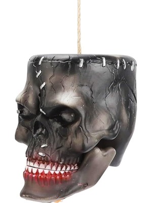 TeknoKapsül Halloween Kuru Kafa Hareketli Sesli Siyah