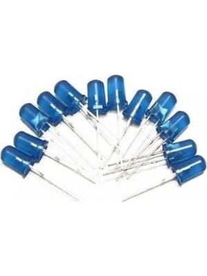 TeknoKapsül 5 mm Mavi LED - 10 Adet