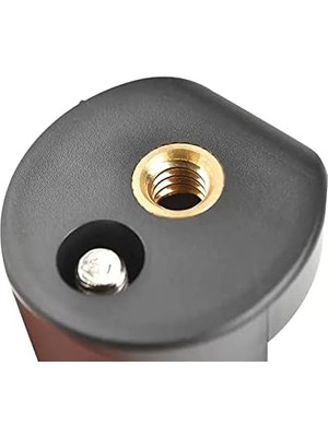 TeknoKapsül Dikey ve Yatay Açılabilir Profesyonel Fotoğraf ve Video Çekim Aparatı Kolay Taşınabilir Ergonomik (Min 5cm Max 10CM) Telefon Tutucu Başlık Aparatı (Siyah)