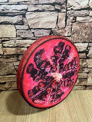 TeknoKapsül 3D Meyve Desen Nar Yastık