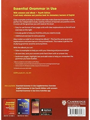 TeknoKapsül Essential Grammar In Use With Answers And Interactive Ebook: A Self-Study Reference And Practice Book For Elementary Learners Of English