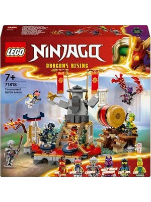 TeknoKapsül Turnuva Savaş Arenası 71818 – 7 Yaş ve Üzeri Kız ve Erkek Çocukları Için 6 Minifigür Içeren Yaratıcı Oyuncak Yapım Seti, Çocuklar Için Doğum Günü Hediyesi Fikri (659 Parça)