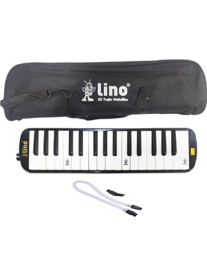 TeknoKapsül Melodika 32 Tuşlu Bez Çanta Siyah