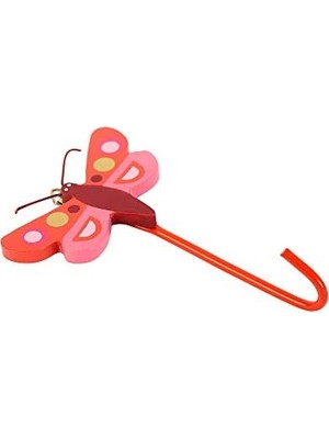 TeknoKapsül 82004A Askı, Ahşap, Kırmızı