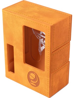 TeknoKapsül Gamegenic Arkham Horror Investigator Tome - Arkham Korku Için Premium Güverte Kutusu: Kart Oyunu, Tam Araştırmacı Güverte Tutar, Arayıcı - Turuncu Renk, Made