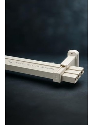 TeknoKapsül Perde Rayı Korniş L Ayak Montaj Aparatı, Duvara Uyumlu, Ayarlanabilir, 2 ve 3 Raylı Kornişler Için, Sert Plastik Malzeme, Pratik Montaj (6 Adet)