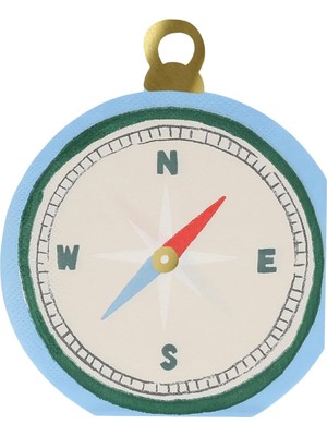 TeknoKapsül - Kamp Pusula Peçeteler - 16 Adet