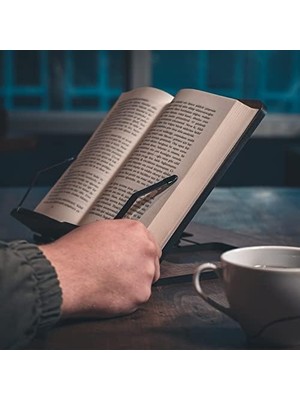 TeknoKapsül - Kitap Okuma Standı (Ceviz)