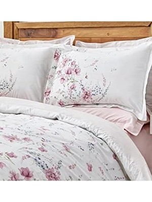 TeknoKapsül Dalila Pembe %100 Pamuk Çift Kişilik Nevresim Takımı