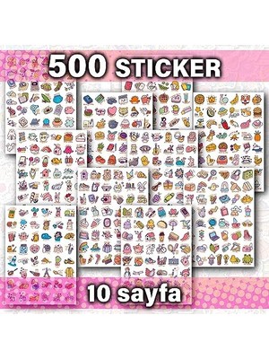 TeknoKapsül Seti 500 Adet Ingilizce Temalı Etiket, Günlük Ajanda ve Defterlere, Karikatür Konsept, Öğretmen-Öğrenciler, Erkek-Kız Çocuk ve Yetişkinlere Kendinden Yapışkanlı Eğlenceli Çıkartmalar