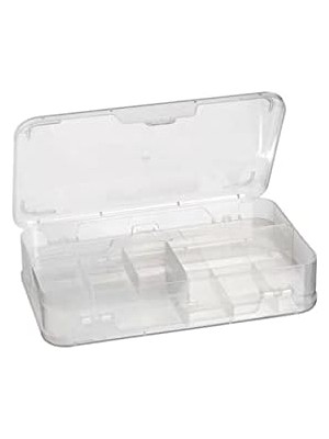 TeknoKapsül Şeffaf Plastik Bölmeli Çift Taraflı Hobi Dikiş Iğne Kutusu Düzenleyici Balıkçı Malzeme Saklama Organizer (1)