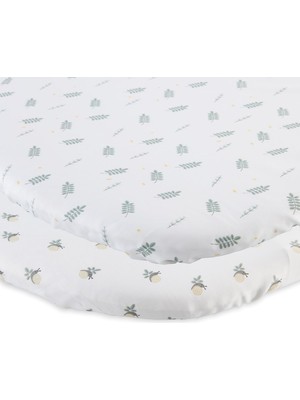 TeknoKapsül Çarşaf Bambu Set Iki Parça Baby Hug Greenery