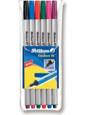 TeknoKapsül Fineliner 6lı Karışık Renk Kutu