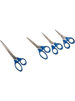 TeknoKapsül 82120 Papierschere 2000, 200 Mm, 8 Inç, Sap Mavi