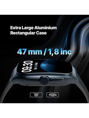 TeknoKapsül Pro 47MM Kavisli Amoled Ekranlı Dikdörtgen Alüminyum Kasa 2SW07