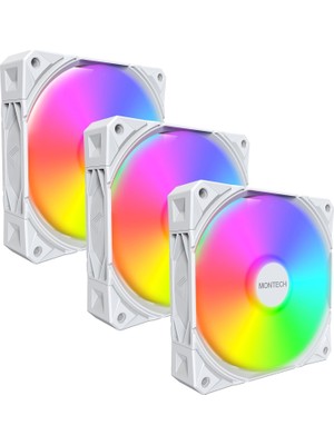 TeknoKapsül E28 Argb 120 mm Kasa Fanı, Gelişmiş Soğutma Verimliliği Için 28 mm Kalınlığında Fan, Pwm 4 Pimli, Fdb Rulman, Sessiz Düşük Gürültü, 2000 Rpm, Aıo Uyumlu (Siyah, 3'ü 1 Arada Paket)