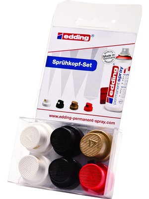 TeknoKapsül Edding 5200 N Uyumlu Blister Paket, 4 Genişlik, 6 Adet Başlık