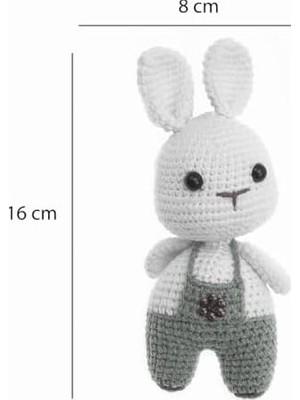 TeknoKapsül Renovon, Amigurumi Tavşan Anahtarlık,birinci Sınıf Pamuk Ipten Tığ El Işçiliği ile Yapılmış,sevimli,sağlıklı, Peluş,elyaf Dolgu,yaratıcı,şık,sağlıklı Sevimli Figürler Çanta ve Vb Için Süs