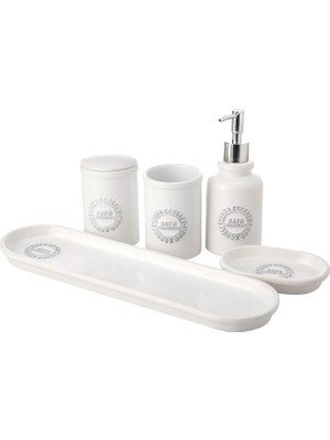 TeknoKapsül Barnes 5'li Kutulu Banyo Seti