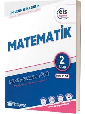 TeknoKapsül Yks - Mavi Set - Daf - Matematik - 2. Kitap