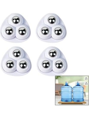 TeknoKapsül 4 Pcs 3 Bilya Tekerlekli Mobilya Eşya Taşıma Aparatı 360 Derece (5122)