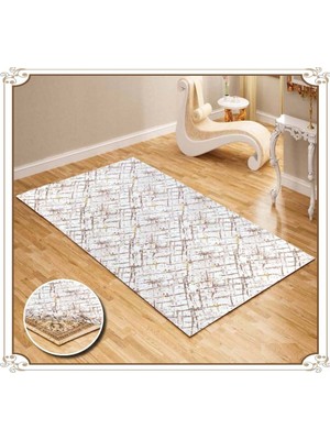 Evneşe 6m2 Lastikli Halı Örtüsü Desenli H43-A