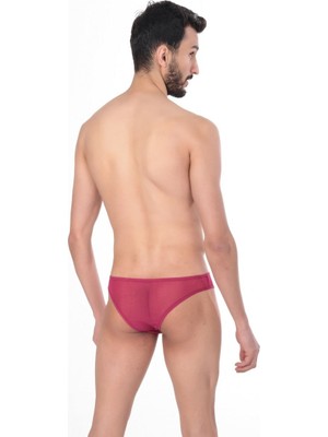 Jeu Jeu Sheer Slip – Transparan Tül, Ultra Hafif, Esnek Erkek Slip