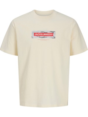 Jack & Jones Erkek Gögüs Baskili Tisört - Breeze