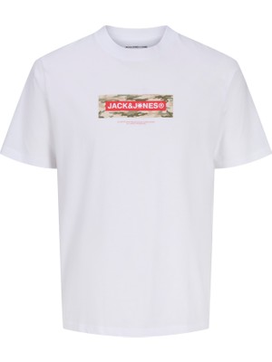 Jack & Jones Erkek Gögüs Baskili Tisört - Breeze