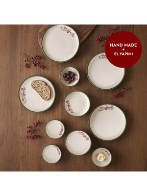 Aryıldız Rosella Yeşil 10 Parça 4 Kişilik Kahvaltı Takımı