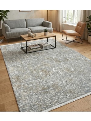 Woolen Home Lizbon Koleksiyonu Modern Desenli Akrilik Makine Halısı