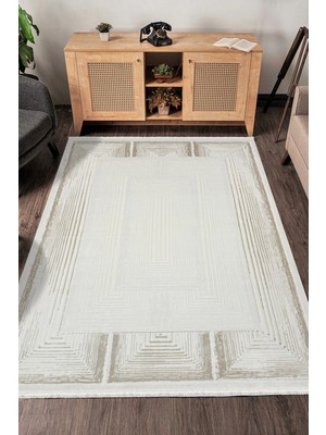 Woolen Home Saloon Koleksiyonu Akrilik Iplik Jüt Taban Lüks Halı