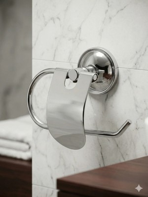 Clk Banyo Bella Paslanmaz Pirinç Duvara Montajlı Tuvalet Kağıtlığı Krom