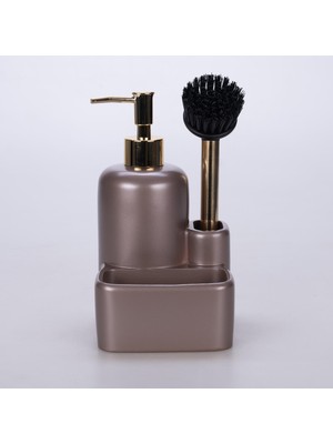 Selim Leonis Fırçalı Sıvılı Süngerlik Taupe