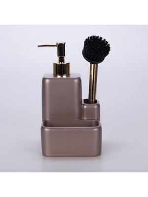 Selim Marley Fırçalı Sıvılı Süngerlik Taupe