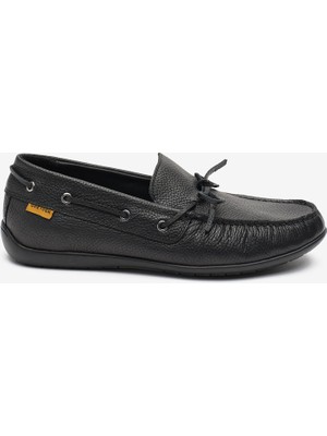 Greyder Erkek Siyah Hakiki Deri Marine Ayakkabı 5Y1MA18471