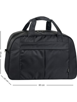 Barberri Komple Astarlı Köpüklü Seyahat Spor Çantası