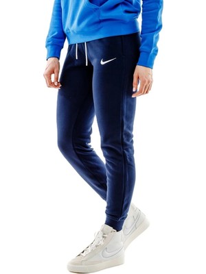 Nike Sportswear Essential Fleece Fermuar Cepli Kadın Lacivert Eşofman Altı