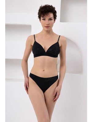 Lapieno Taşlı Dolgulu Üçgen Bikini Takım 64215