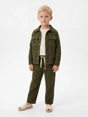 Zekids Erkek Çocuk Müslin Dokulu Rahat Kesim Pantolon